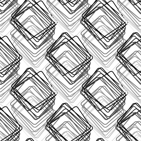 Seamless pattern with a simple abstract drawing. Vector illustration.のイラスト素材