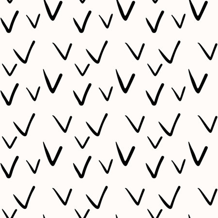 Monochrome Seamless pattern with a simple abstract drawing. vector illustration.のイラスト素材