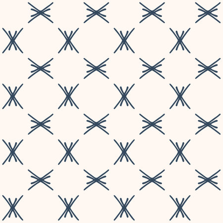 Monochrome Seamless pattern with a simple abstract drawing. vector illustration.のイラスト素材