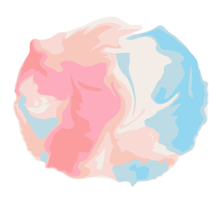 Watercolor spot, isolated on a white background. Hand-drawn illustration. Vector.のイラスト素材