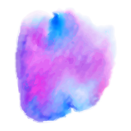 Watercolor spot, isolated on a white background. hand-drawn illustration. Vectorのイラスト素材