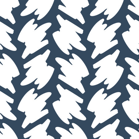 Seamless pattern with a simple abstract drawing. Vector illustration.のイラスト素材