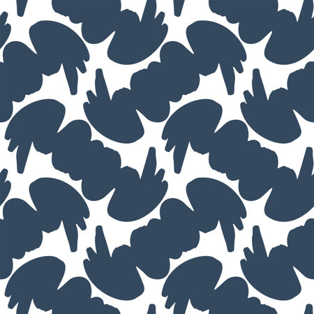 Seamless pattern with a simple abstract drawing. Vector illustration.のイラスト素材
