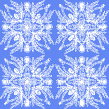 Seamless background pattern. Symmetrical pattern with symmetrical elements.