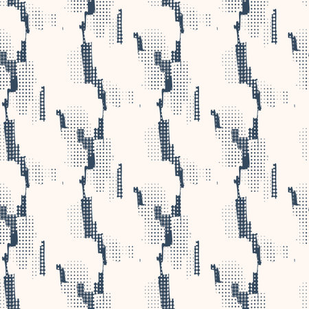 Seamless pattern with a simple abstract drawing. Vector illustration.のイラスト素材