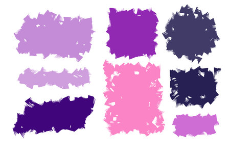 A set of elements for design. Vector backgrounds waiting for the location of text and illustrations.のイラスト素材