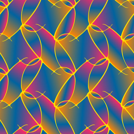 Seamless pattern with a simple abstract drawing. Vector illustration.のイラスト素材