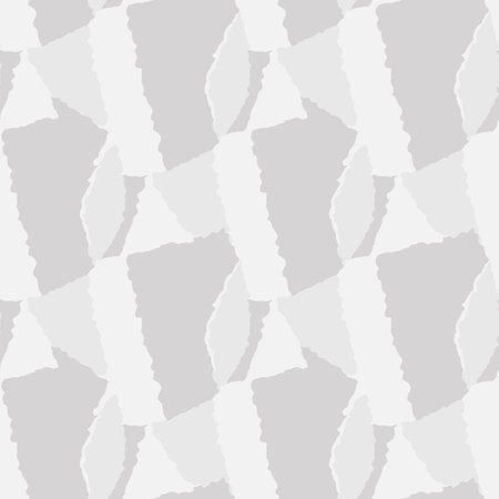 Seamless pattern with the simple geometrical drawing in retro style. Vector illustrationのイラスト素材