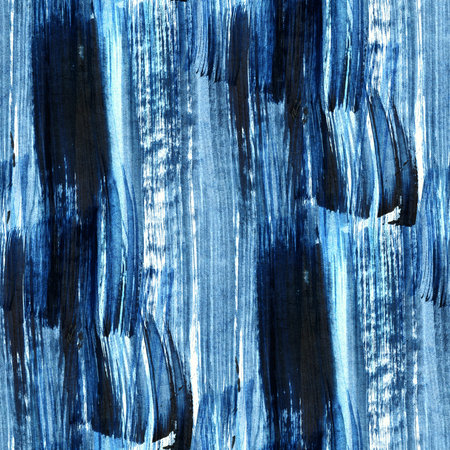 Abstract seamless pattern with acrylic painting. Hand-drawn illustration.の写真素材
