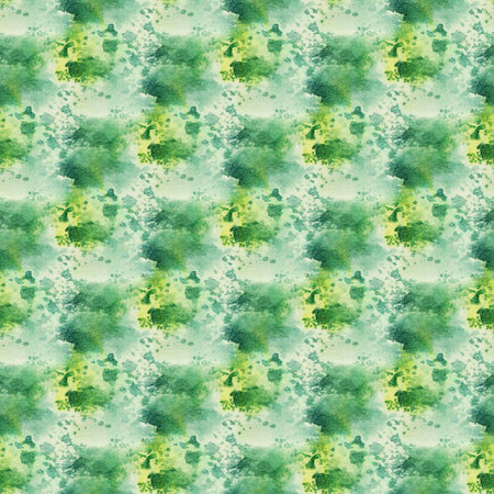 Abstract seamless pattern with watercolor spots. Hand-drawn illustration.の写真素材