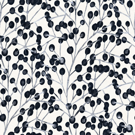 Abstract seamless pattern with drawing in doodle style. Digital illustration.の写真素材