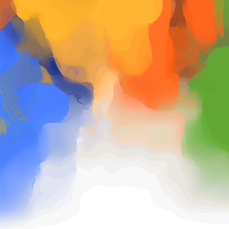 Watercolor background with colored spots. Hand-drawn illustration. Vectorのイラスト素材