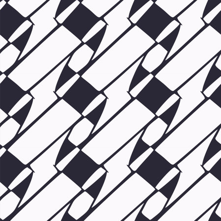 Monochrome  background with a geometrical ornament. Vector illustration
