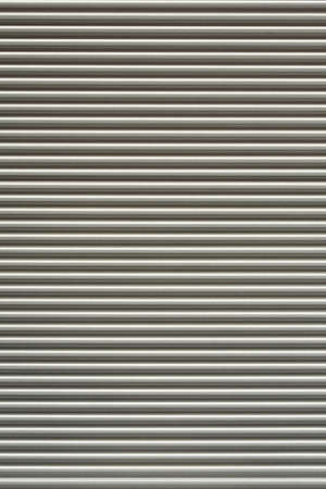 Close up of a metallic corrugated background