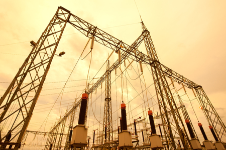 Electric substation in South America