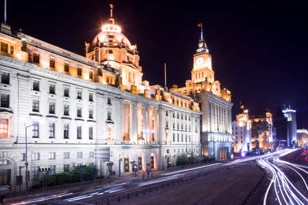 The Bund, Shanghai, China, Asia - Colonial buildings at Zhongshan Road.のeditorial素材