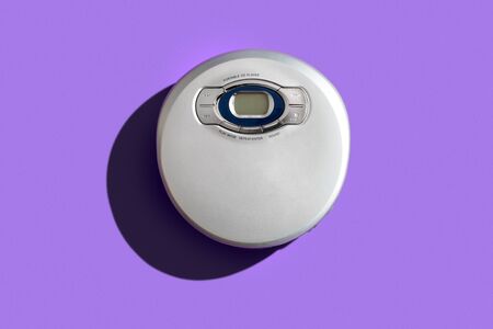 Old vintage portable CD playerの写真素材