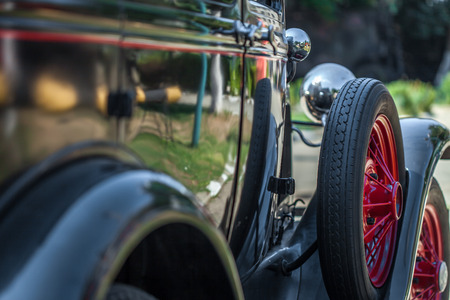 Color picture of a old classic car