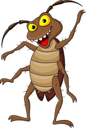 Cockroach cartoonのイラスト素材