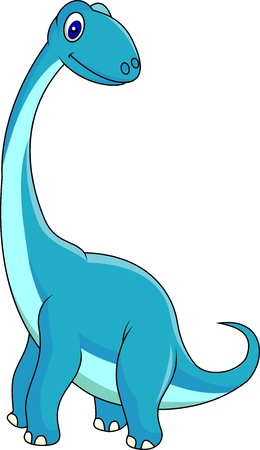 Cute dinosaur cartoonのイラスト素材
