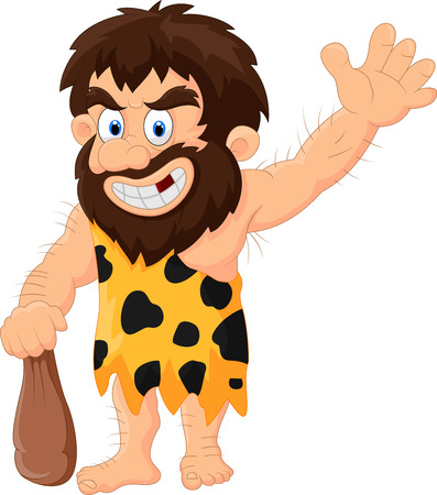 Cartoon cavemanのイラスト素材