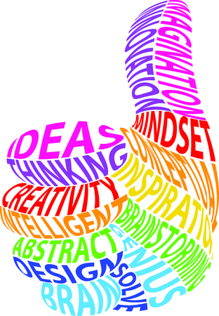 Illustration of idea design cartoonのイラスト素材