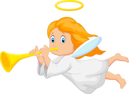 Cartoon cute angelのイラスト素材