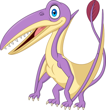 Cartoon pterosaurusのイラスト素材
