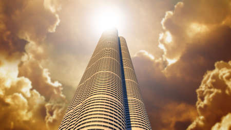 Imaginary skyscrapers and architectureの写真素材