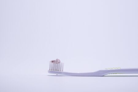 Close-up picture of toothbrush