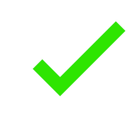 Check Mark Button icon vectorのイラスト素材