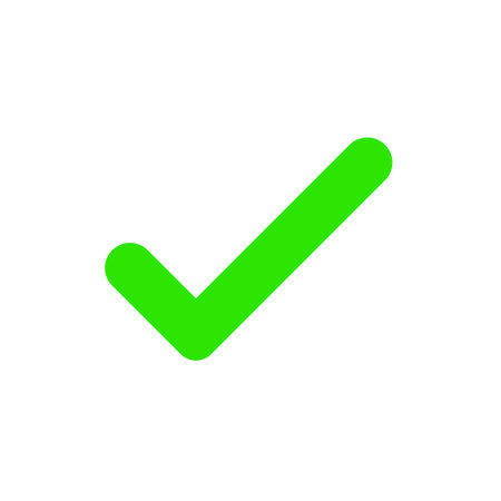 Check Mark Button icon vectorのイラスト素材