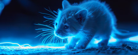 Glowing bioluminescent pets genetically modified animals that light up our homes and heartsの素材