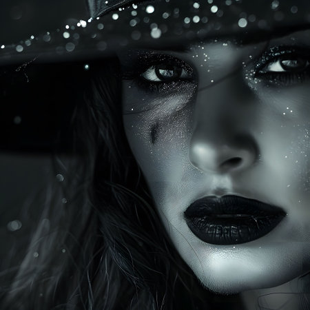 Witch's curse, transformation at night, desperate for a cureの素材