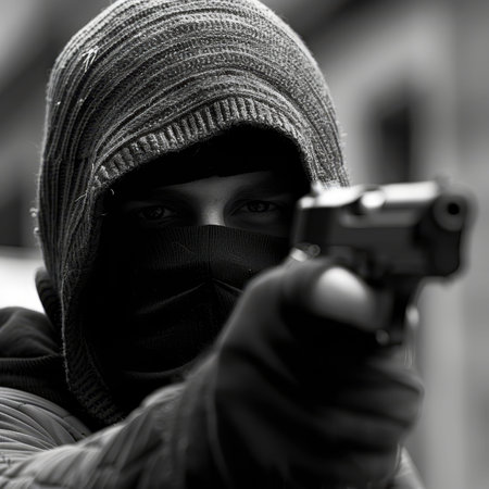 Hostage crisis, desperate negotiations, lives in balanceの素材