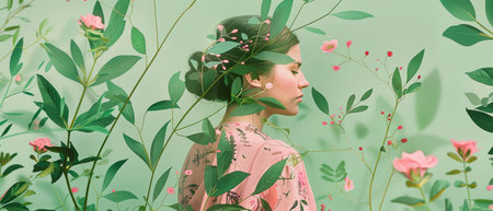 A photographer capturing the essence of womanhood, lens focused on strength and beauty  169の素材