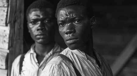 A podcast series that delves into the personal stories of slaves who escaped and built new lives, using historical records and expert interviewsの素材