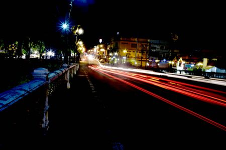 Night running carの写真素材