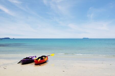 On the beachの写真素材
