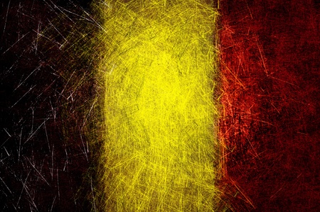 Grunge textured Belgiumflagの写真素材