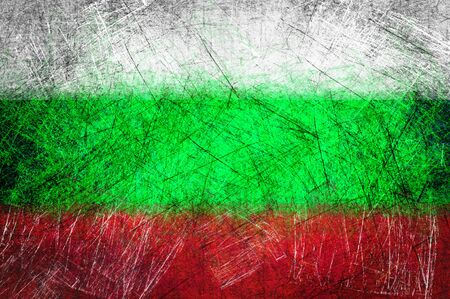 Grunge textured Bulgaria flagの写真素材