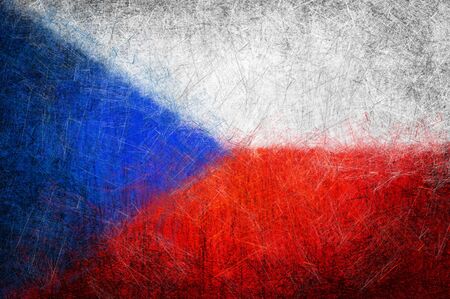 Grunge textured flagの写真素材