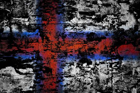 Grunge textured Faroe Islands flagの写真素材