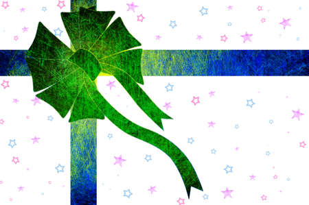 Grunge textured for Holiday Giftの写真素材
