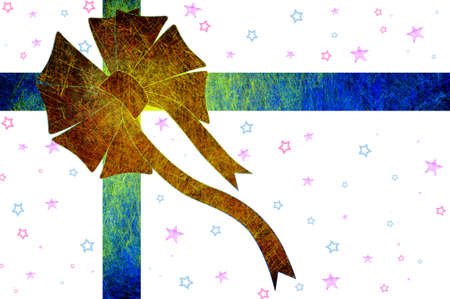 Grunge textured for Holiday Giftの写真素材
