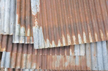 Old zinc fence background