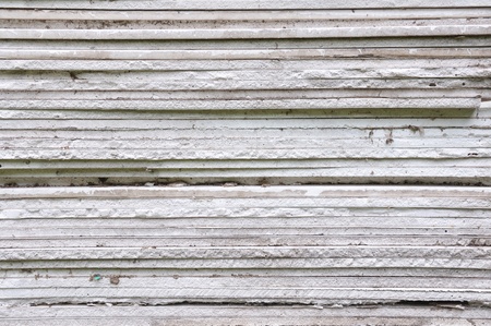 Stacking of gypsum sheetsの写真素材