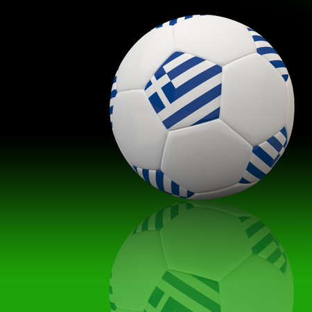 3d footballの写真素材