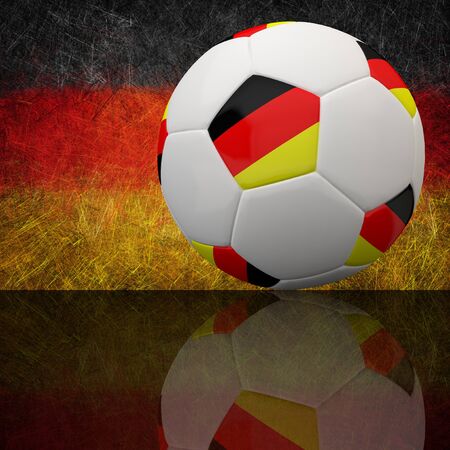 3d footballの写真素材