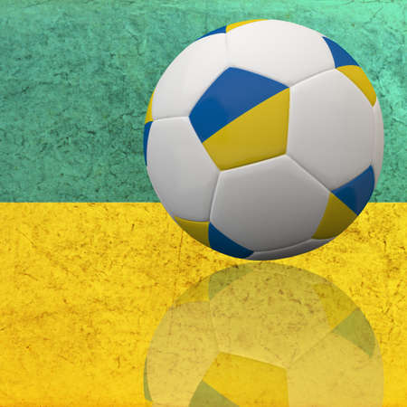 3d footballの写真素材